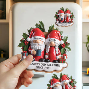 Personalized Couple Fridge Magnet, Anniversary Keepsake Gift