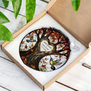 Personalized Tree of Life Acylic Suncatcher – Anniversary Gift