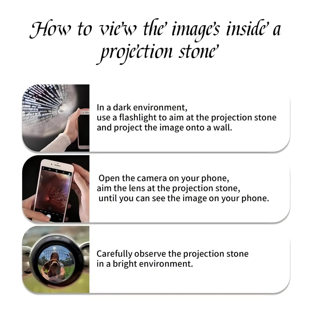 Custom Stackable 925 Silver Rings With Photo Projection