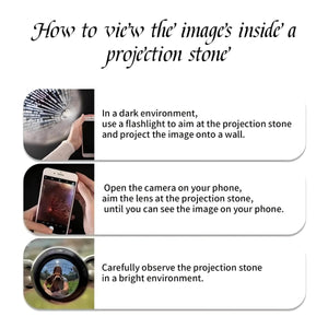 Custom Stackable 925 Silver Rings With Photo Projection