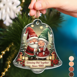 Personalized Couple Christmas Ornament - Anniversary Gift