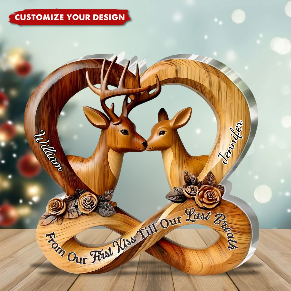 Forever Carved In Love - Custom Plaque