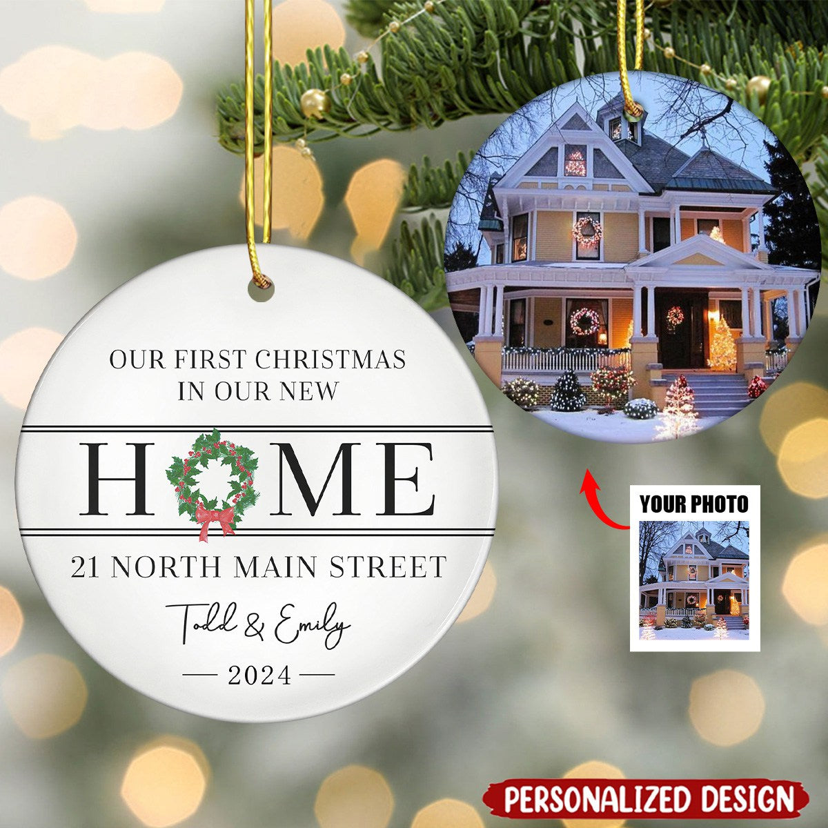 New Home Ornament - New Home Christmas Ornament 2024