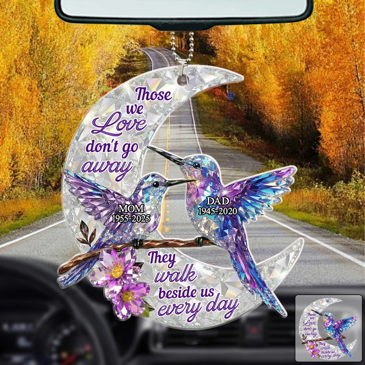 They Never Go Away - Personalized Custom Car Ornament