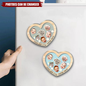 Custom Grandkids Face With Name Magnet, Mother's Day Gift For Nana