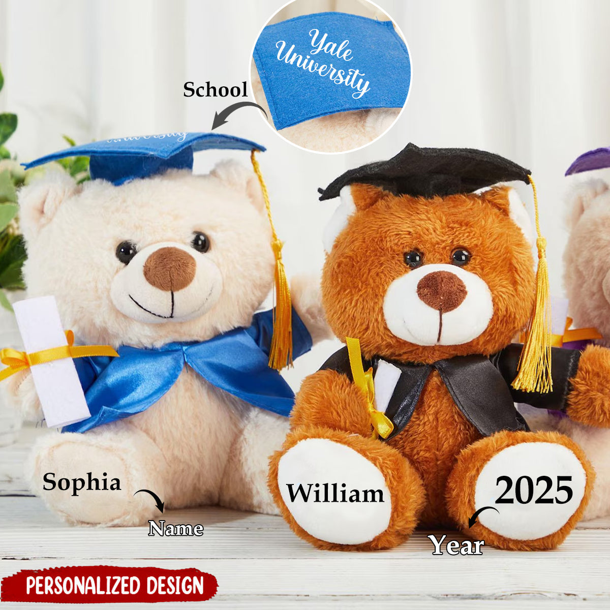 Personalized Graduation Bear 2025,Graduation Teddy Bears