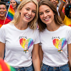 Love Is Love LGBTQ+ Hand In Hand Personalized Shirt