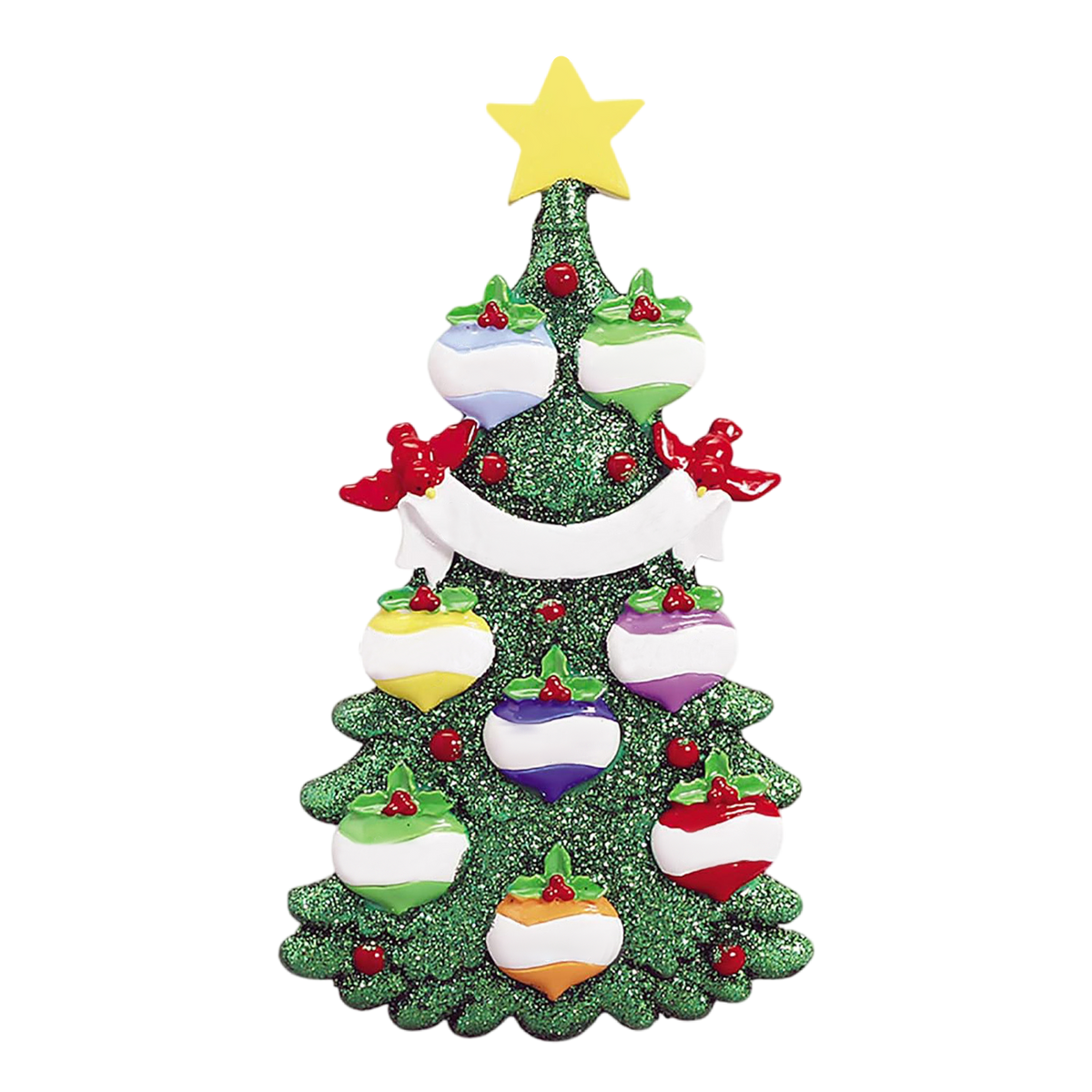 Personalized Customized Family Christmas Tree Ornament