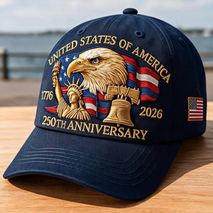 America 250th Anniversary Embroidered Cap
