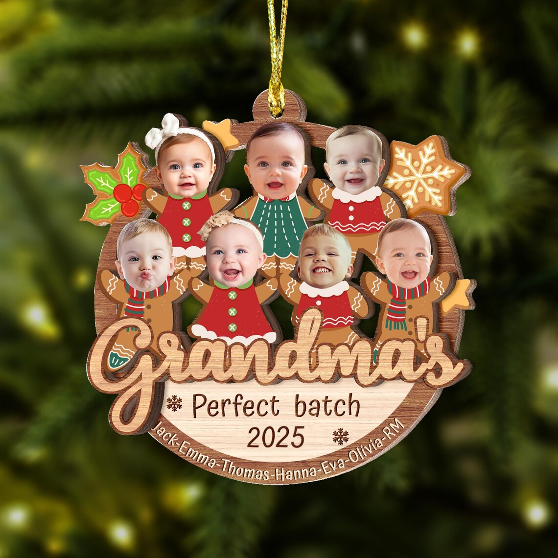 Perfect Batch Grandma Ornament With Grandkids, Gift For Grandma