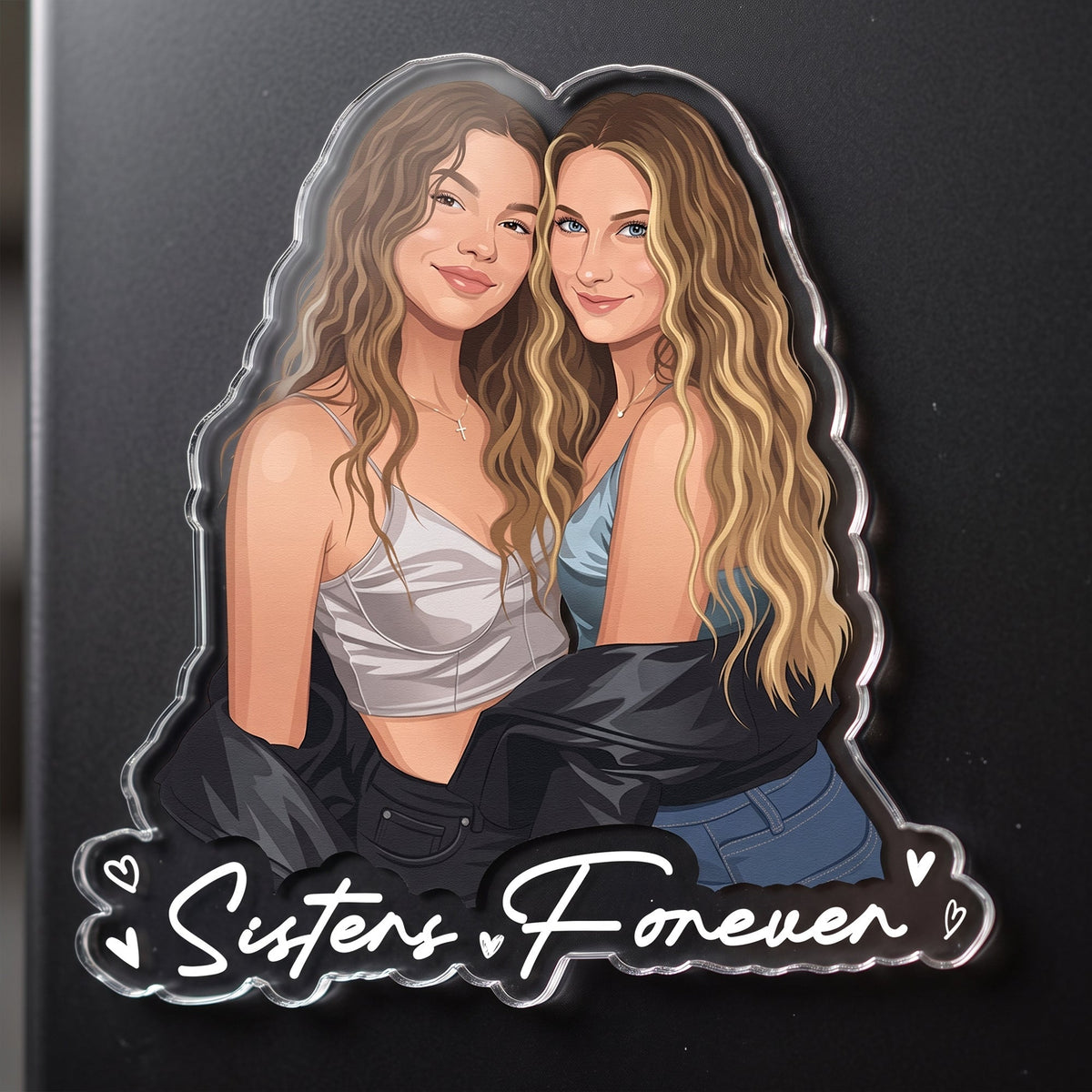 Besties Forever, Friendship Thank You Gift - Personalized Magnet