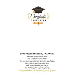 Graduation Gift Personalized Graduation Cap Heart Birthstone Necklace