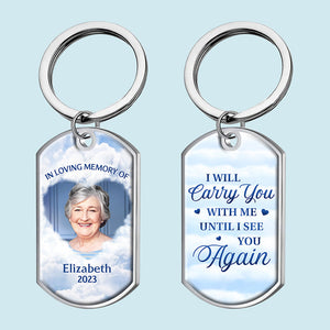 Custom Photo You Have A Piece Of My Heart - Memorial Personalized Keychain