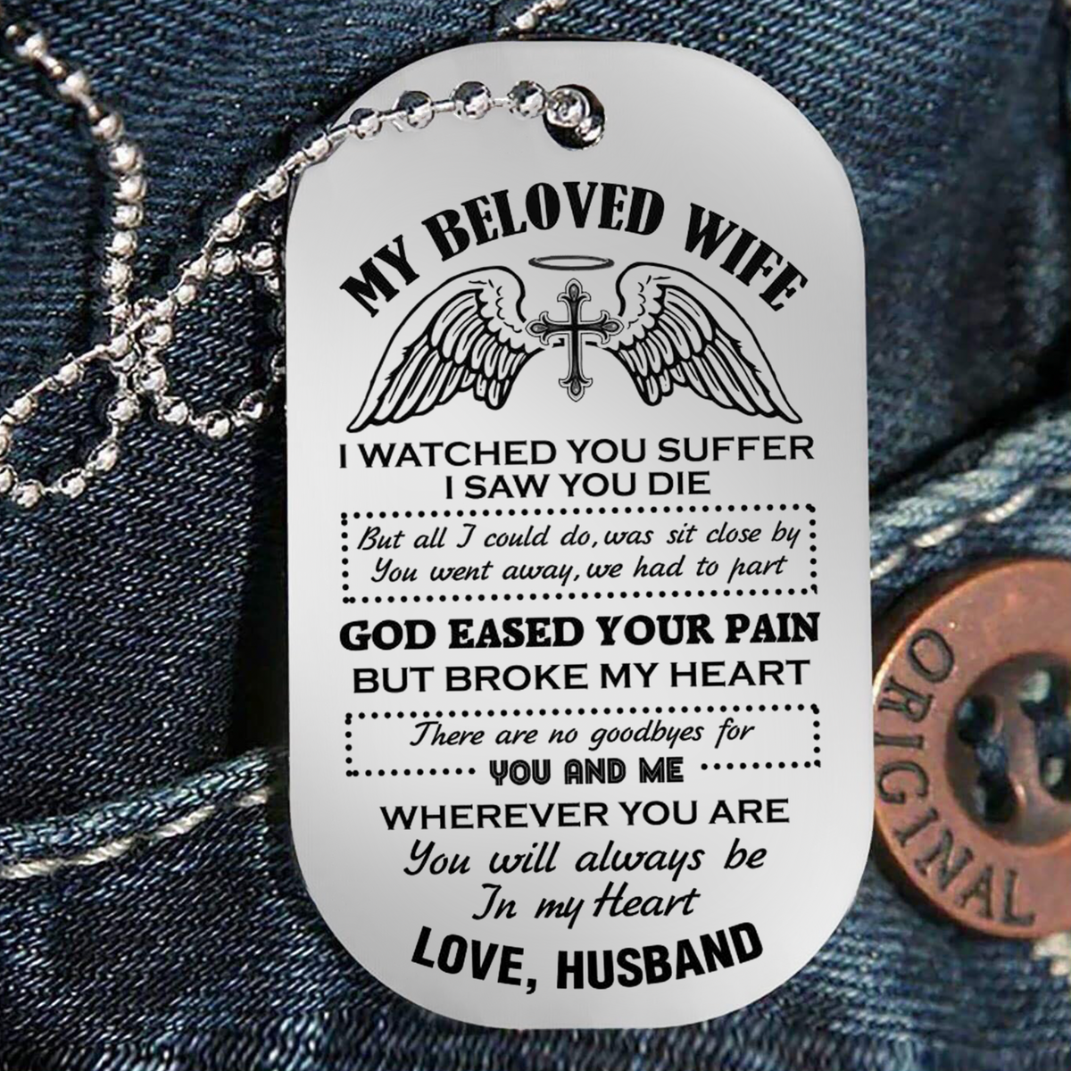 MY BELOVED WIFE Necklace