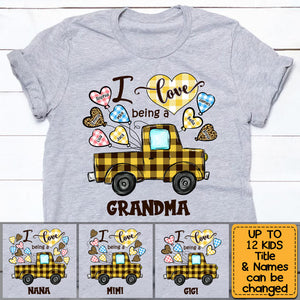 Love Being A Grandma Buffalo Truck Shirt