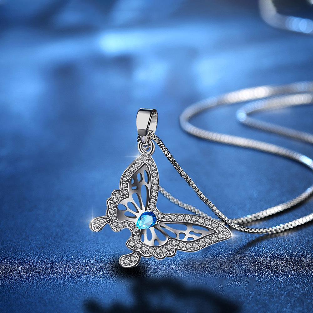 New Style Fashion Butterfly Necklace Ornaments