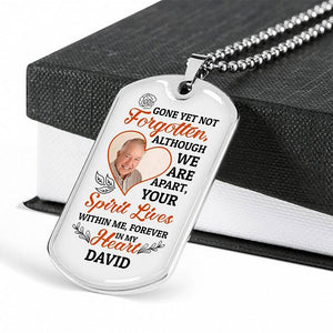 Gone Yet Not Forgotten Personalized Necklace