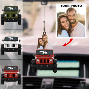 Personalized Car Hanging Ornament - Gift For Couple - We Got This