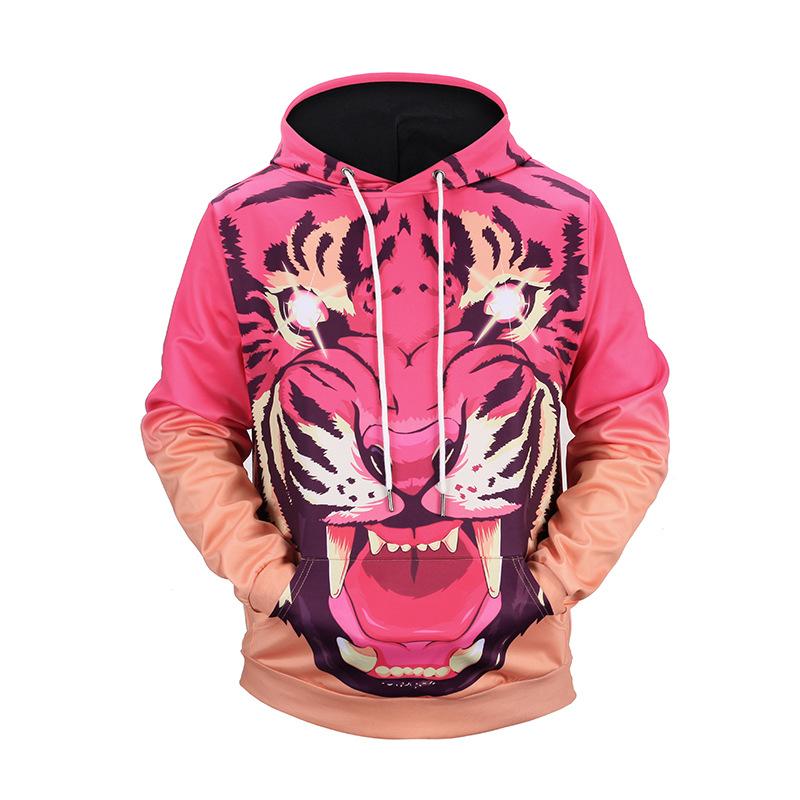 3D printed men's hooded sweatshirt