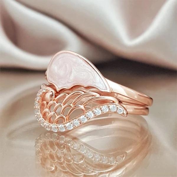 2 in 1 Angel Wing Ring