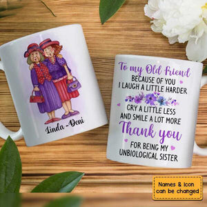 Old Friend Smile A Lot More Personalized Mug