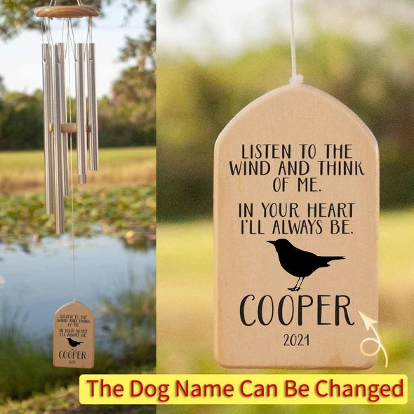 Personalized Birds Memorial Wind Chime