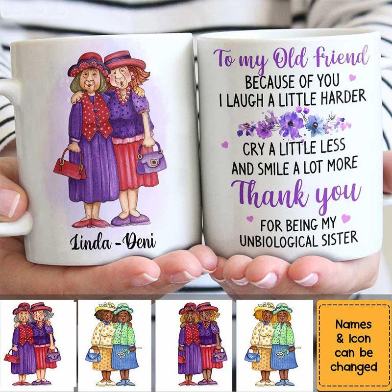 Old Friend Smile A Lot More Personalized Mug