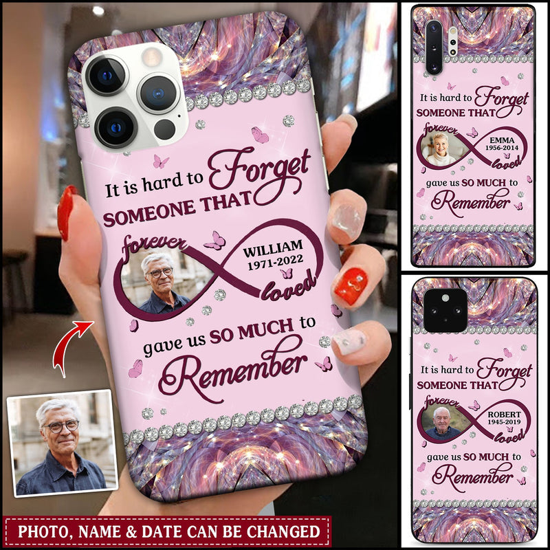FOREVER LOVED Infinity Love Memorial Personalized Phone case