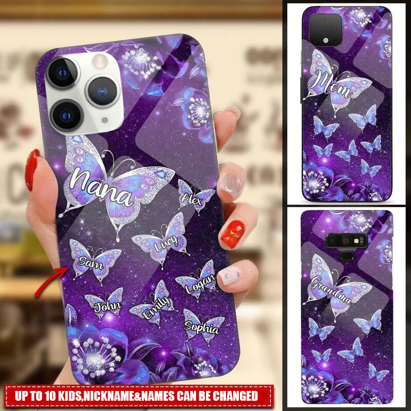 GRANDMA Nana Granny Butterfly Personalized Phone Case