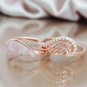 2 in 1 Angel Wing Ring