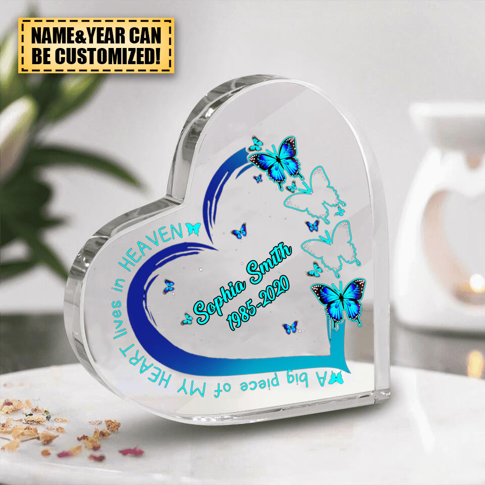 A BIG PIECE OF MY HEART PERSONALIZED Plaque