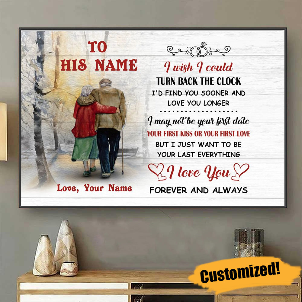 I Love You Forever And Always - Amazing Gift For Husband Personalized Poster