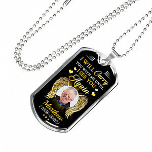 I Will Carry You with Me  Personalized Necklace