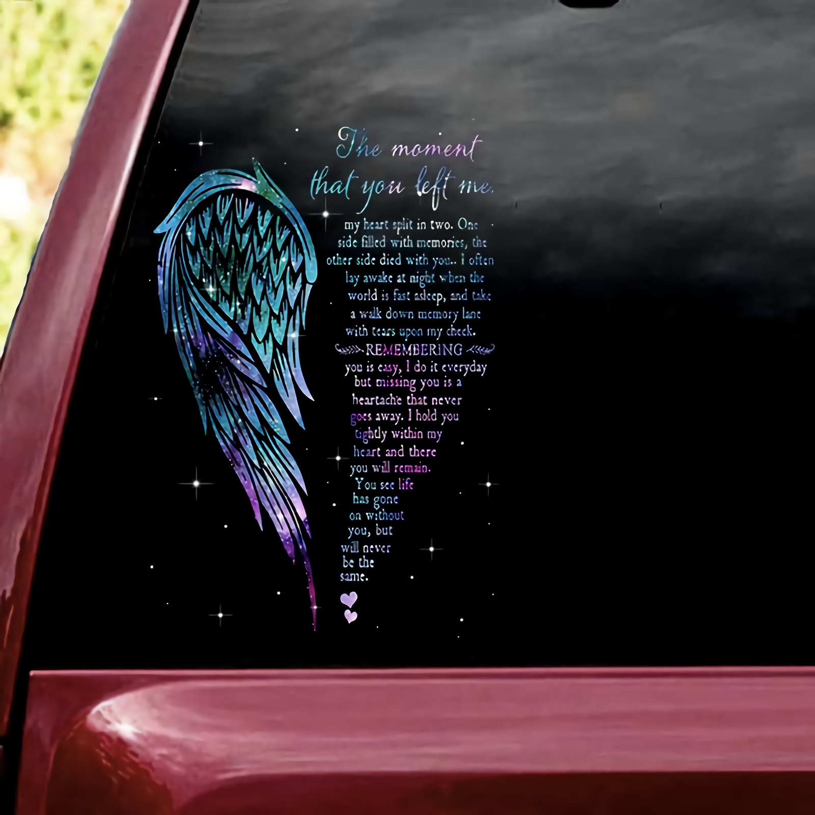 Memorial Moment Angel Sticker