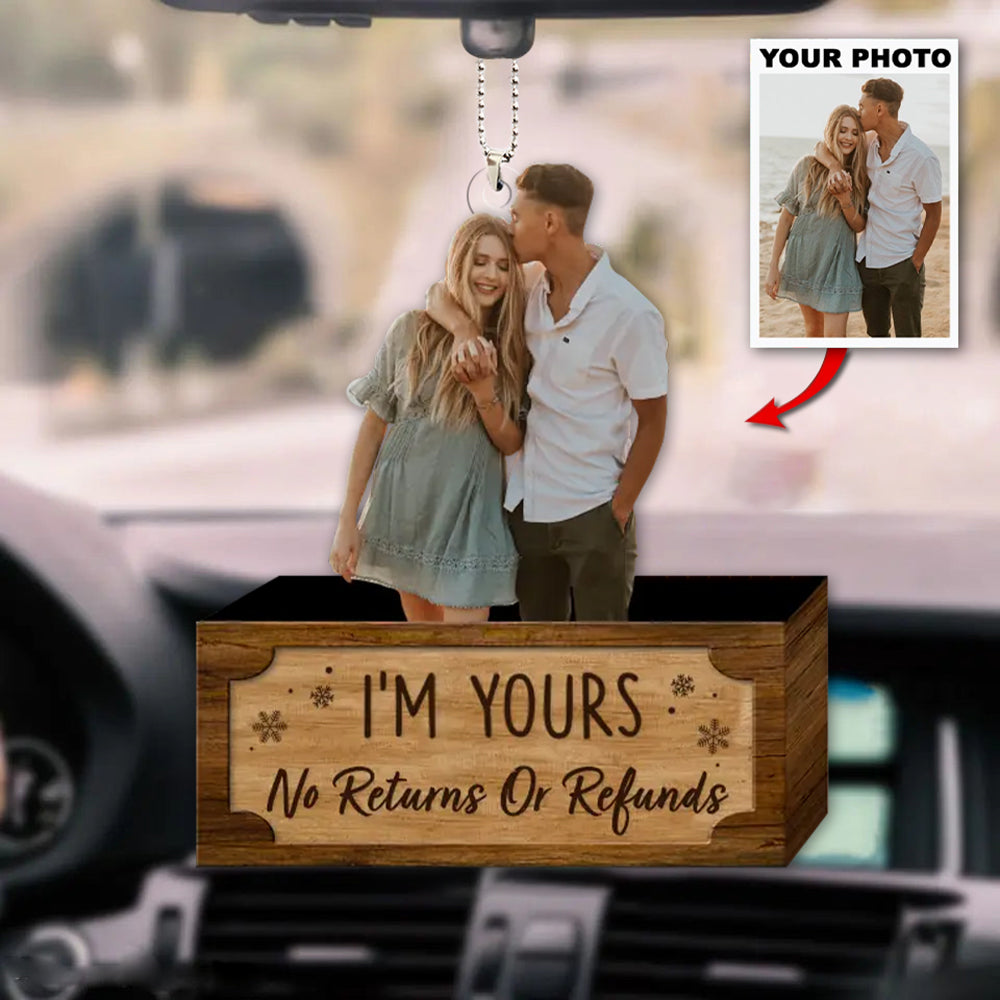 Personalized Photo Acrylic Ornament Gift For Couple