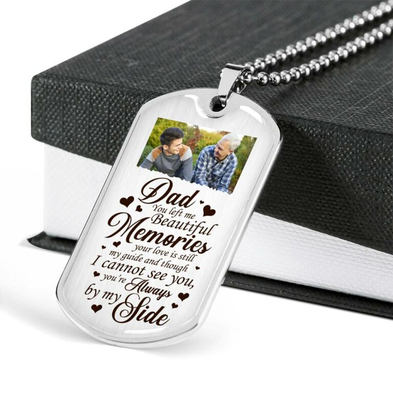 You Left Me Beautiful Memories Personalized Necklace