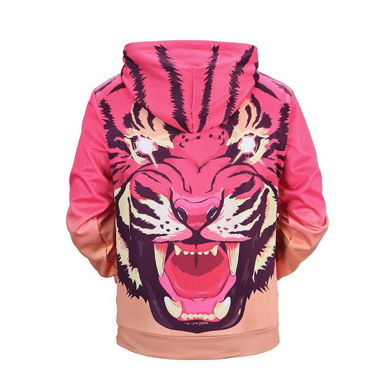 3D printed men's hooded sweatshirt