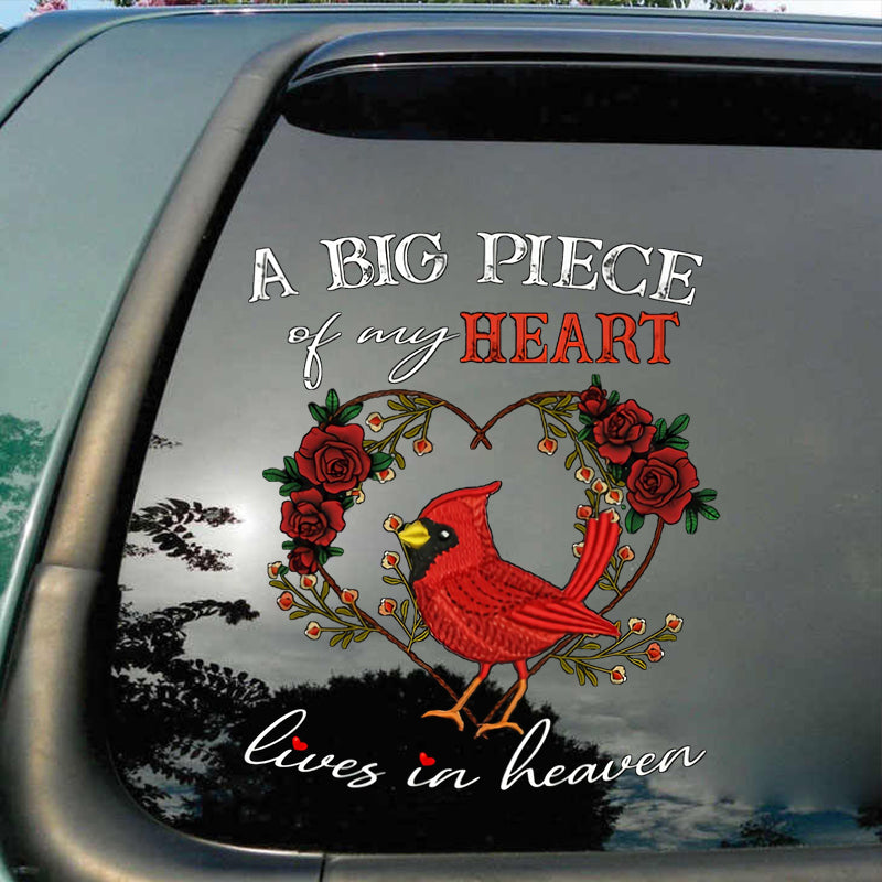Memorial Cardinal Sticker