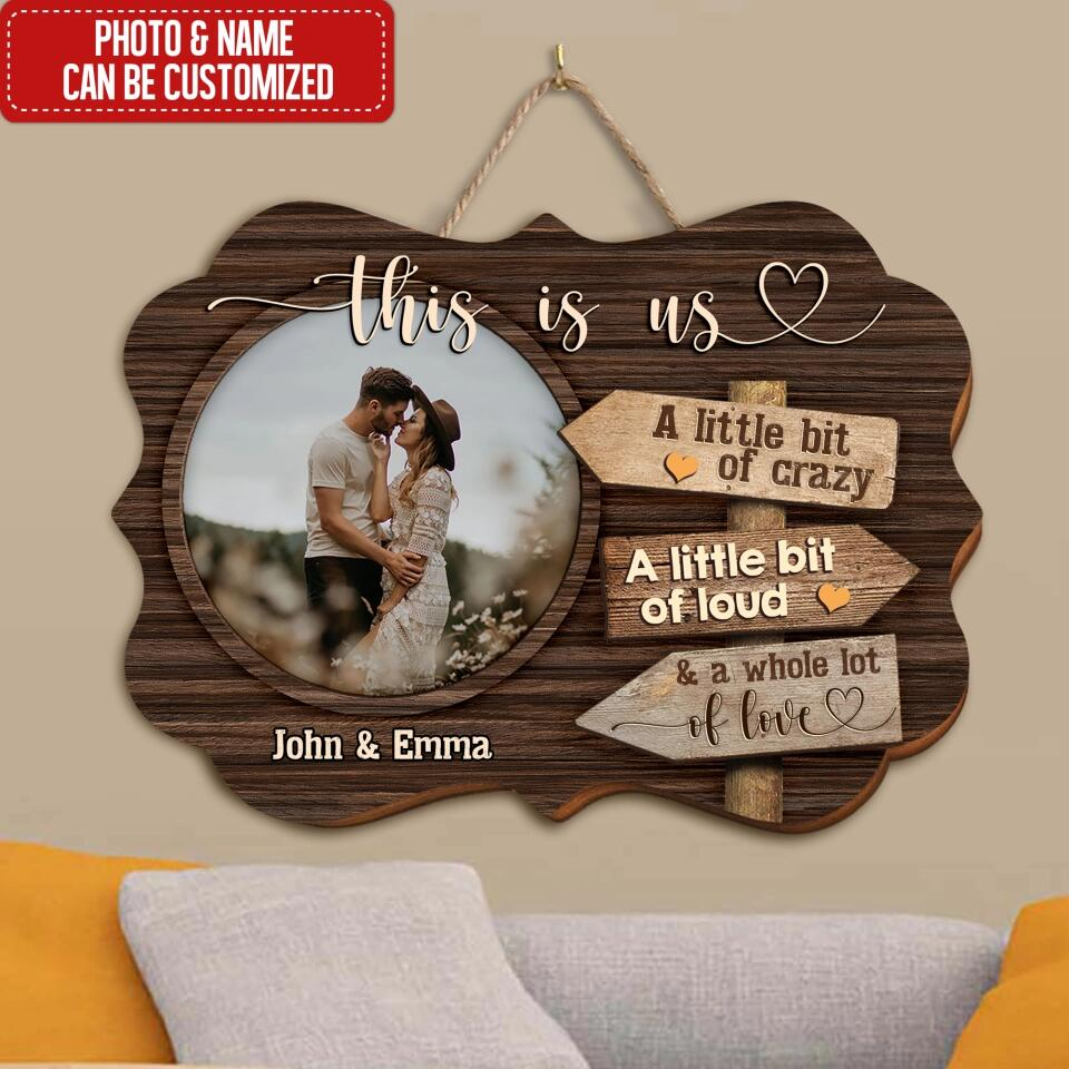 This Is Us Personalized Wooden Sign Woohops