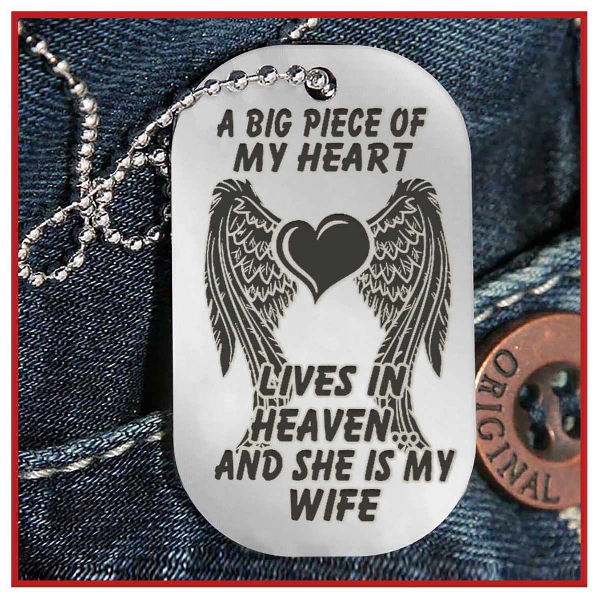 MY BELOVED WIFE Necklace