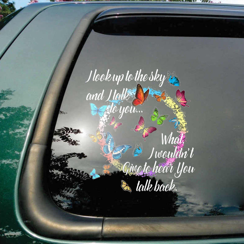 Memorial Butterfly Sticker