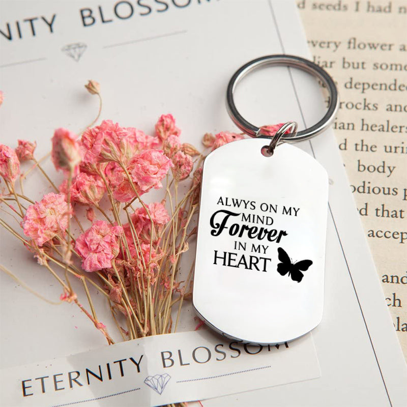 Personalized Engraved Silver Keychain-2 - woohops