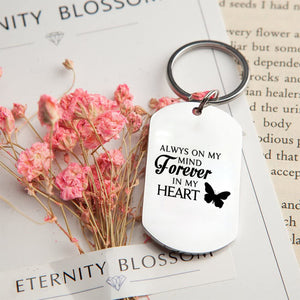 Personalized Engraved Silver Keychain-2