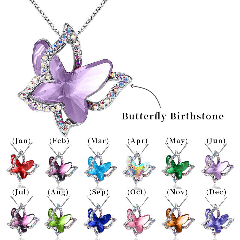 Butterfly Crystal Necklace