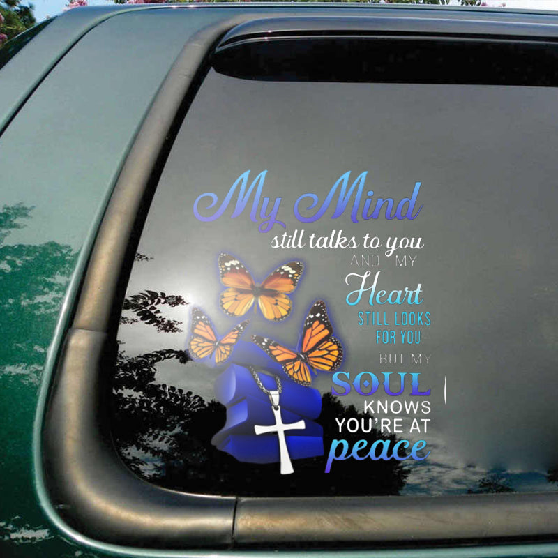 Memorial Butterfly Sticker