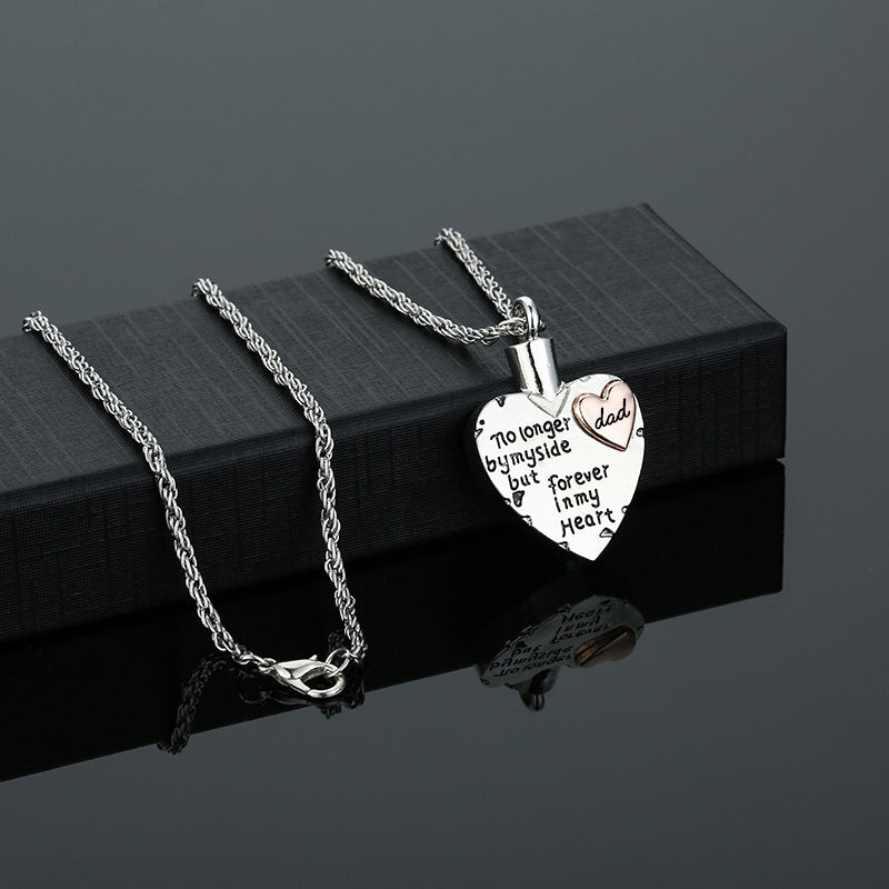 In My Heart Ashes Storage Necklace
