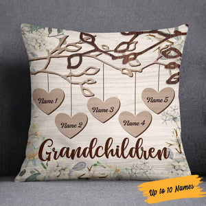 Mom Grandma Granddaughter Grandson Personalized Pillowcase