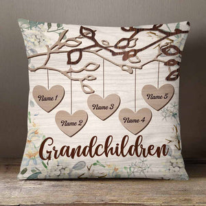 Mom Grandma Granddaughter Grandson Personalized Pillowcase