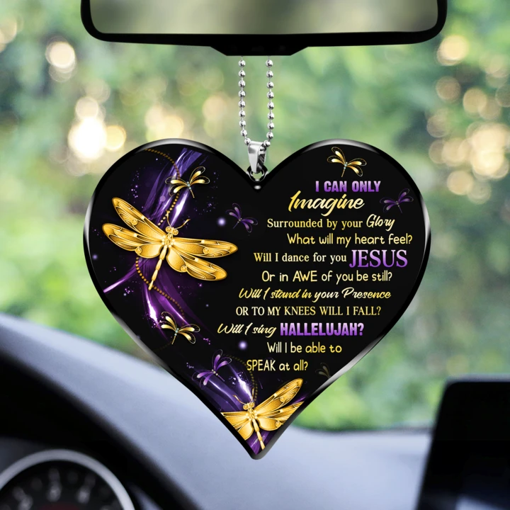 Memorial Dragonfly Car Ornament