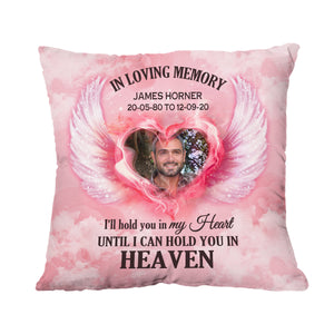 In Loving Memory Customize Photo Pillow